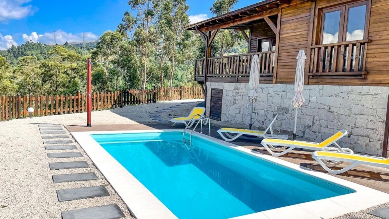 Quinta Da Resteva-Chale Do Rio Виейра-ду-Минью Экстерьер фото
